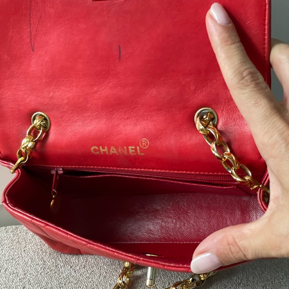 ❌SOLD❌Authentic Vintage CHANEL Diana Flap Bag RARE - Picture 8 of 10